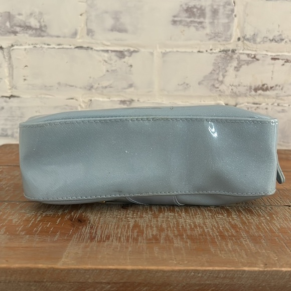 Christian Dior Perfume Vintage Gift Bag Make Up Bag Blue Small Designer - Picture 8 of 13